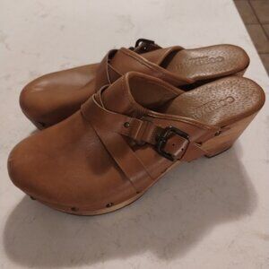 Cordani Leather Platform Mules Size 41